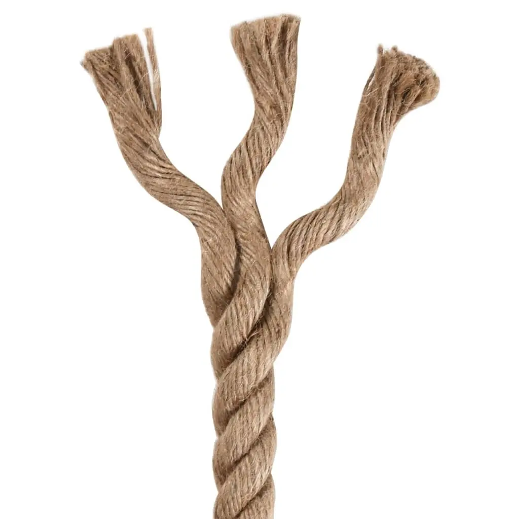 Jute Rope 50m x 16mm Natural Twine Braided Craft Garden Bundling Wrapping