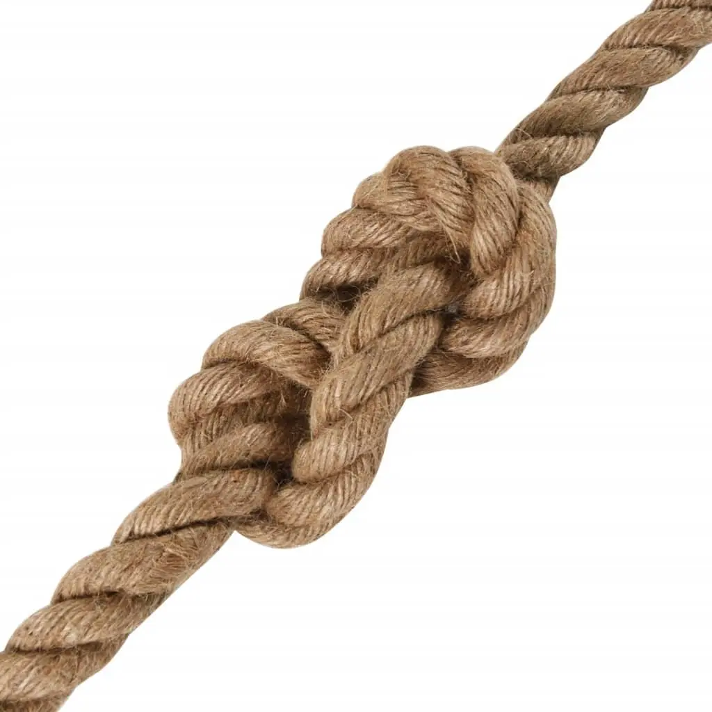Jute Rope Natural Braided 25m Long 20mm Thick
