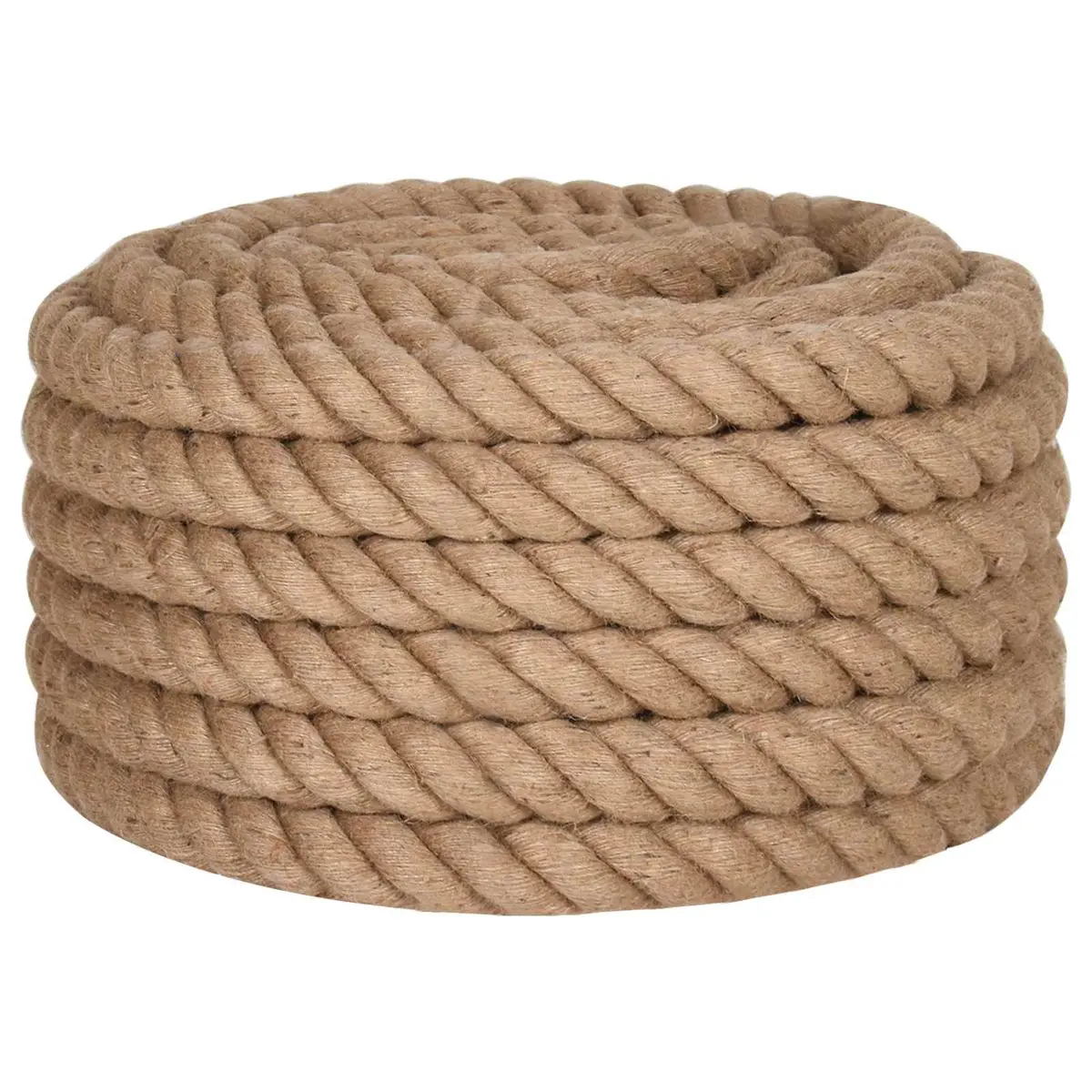 Jute Rope Natural Braided 10m Long 40mm Thick