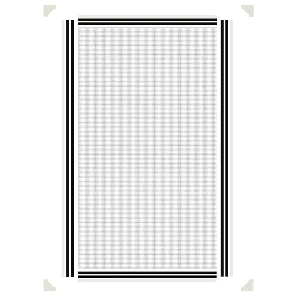 Magnetic Insect Screen White 80x140 cm Mesh Fly Protection