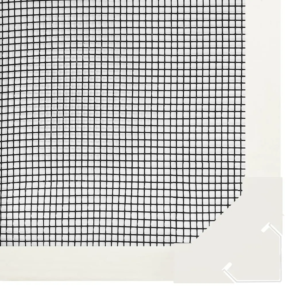 Magnetic Insect Screen White 80x140 cm Mesh Fly Protection