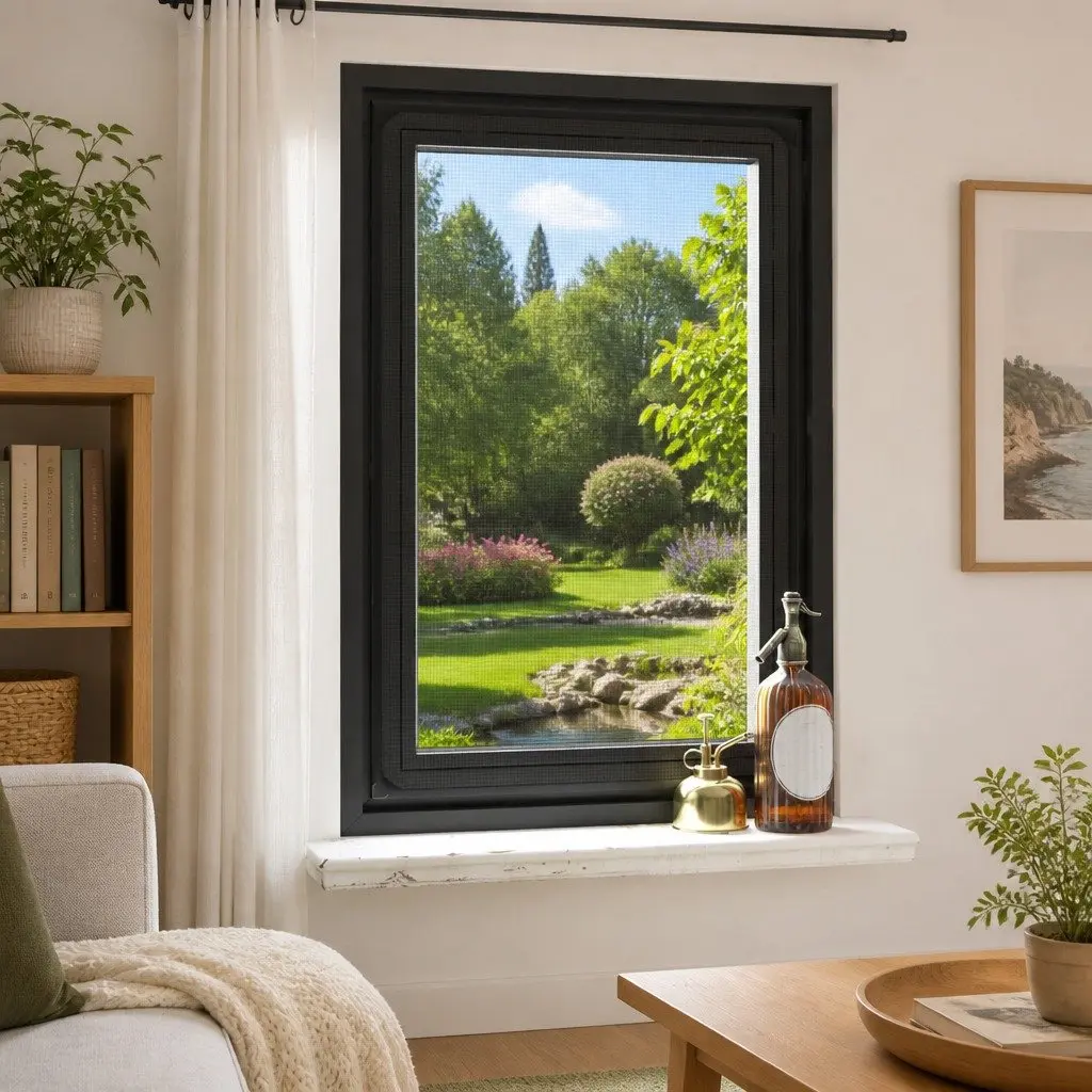 Magnetic Insect Screen Fly Mesh Net Anthracite 80x120cm