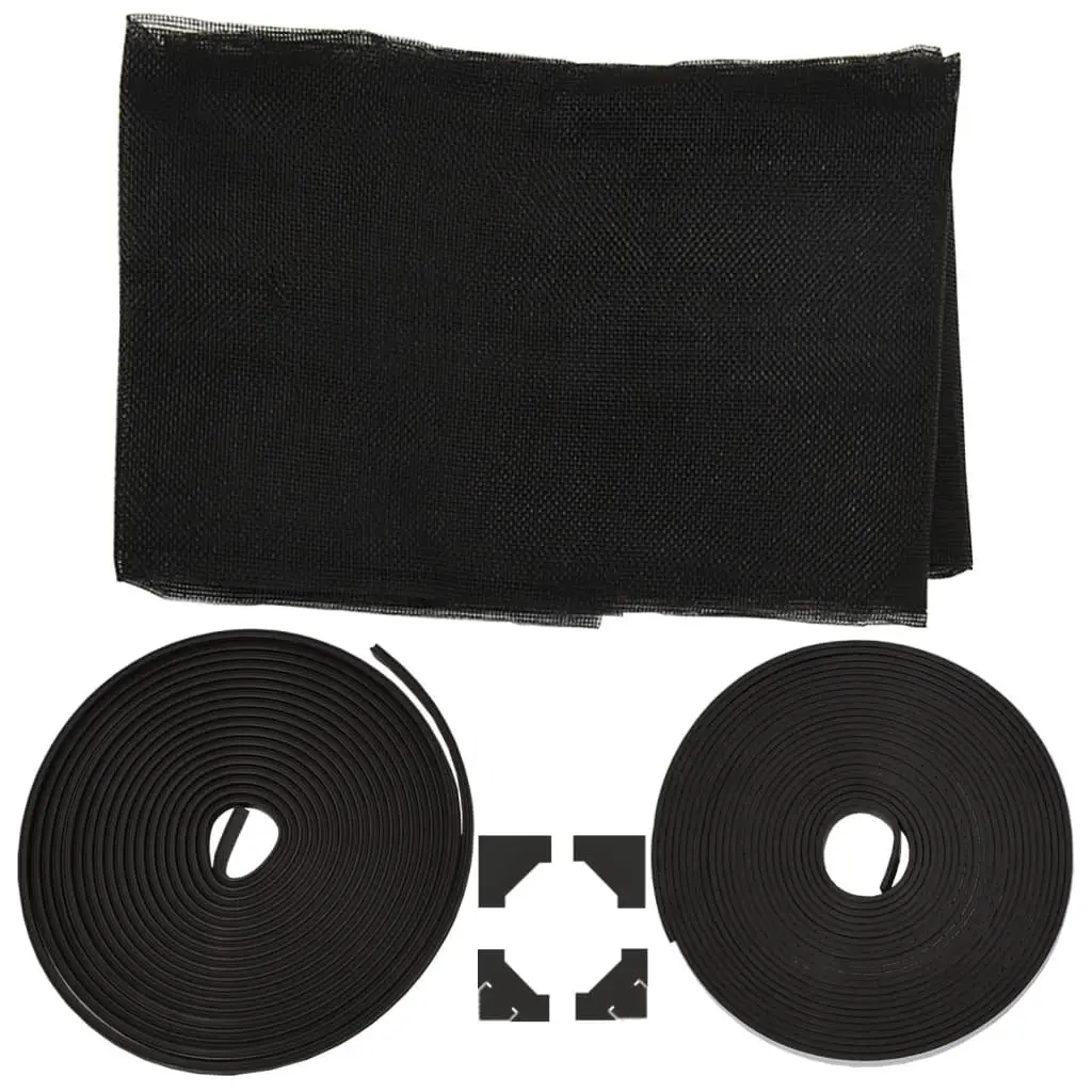 Magnetic Insect Screen Fly Mesh Net Anthracite 80x120cm