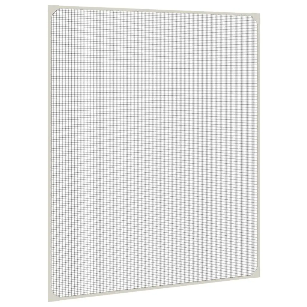 Magnetic Insect Screen White 100x120 cm Fibreglass Mesh Window Protection
