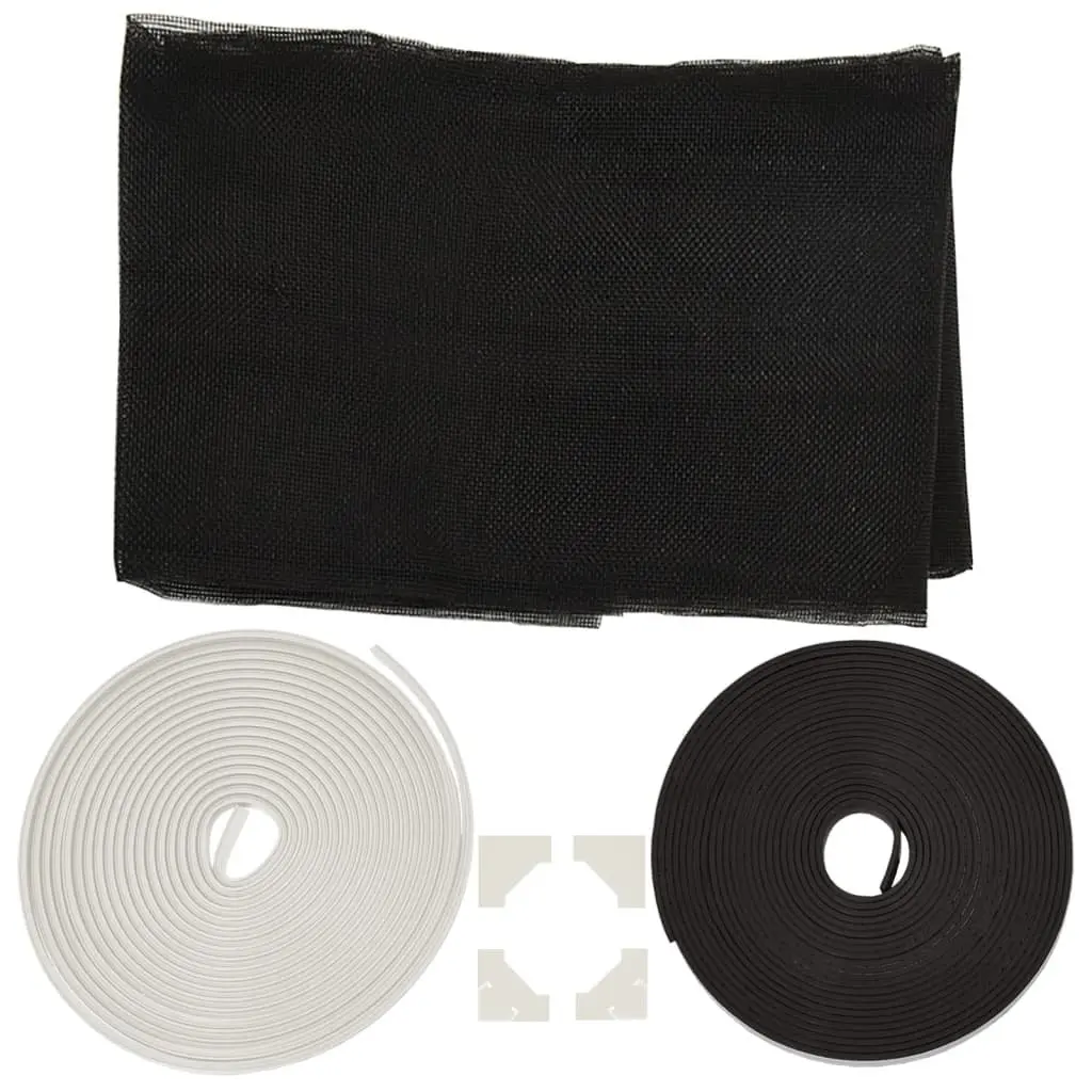 Magnetic Insect Screen White 100x120 cm Fibreglass Mesh Window Protection