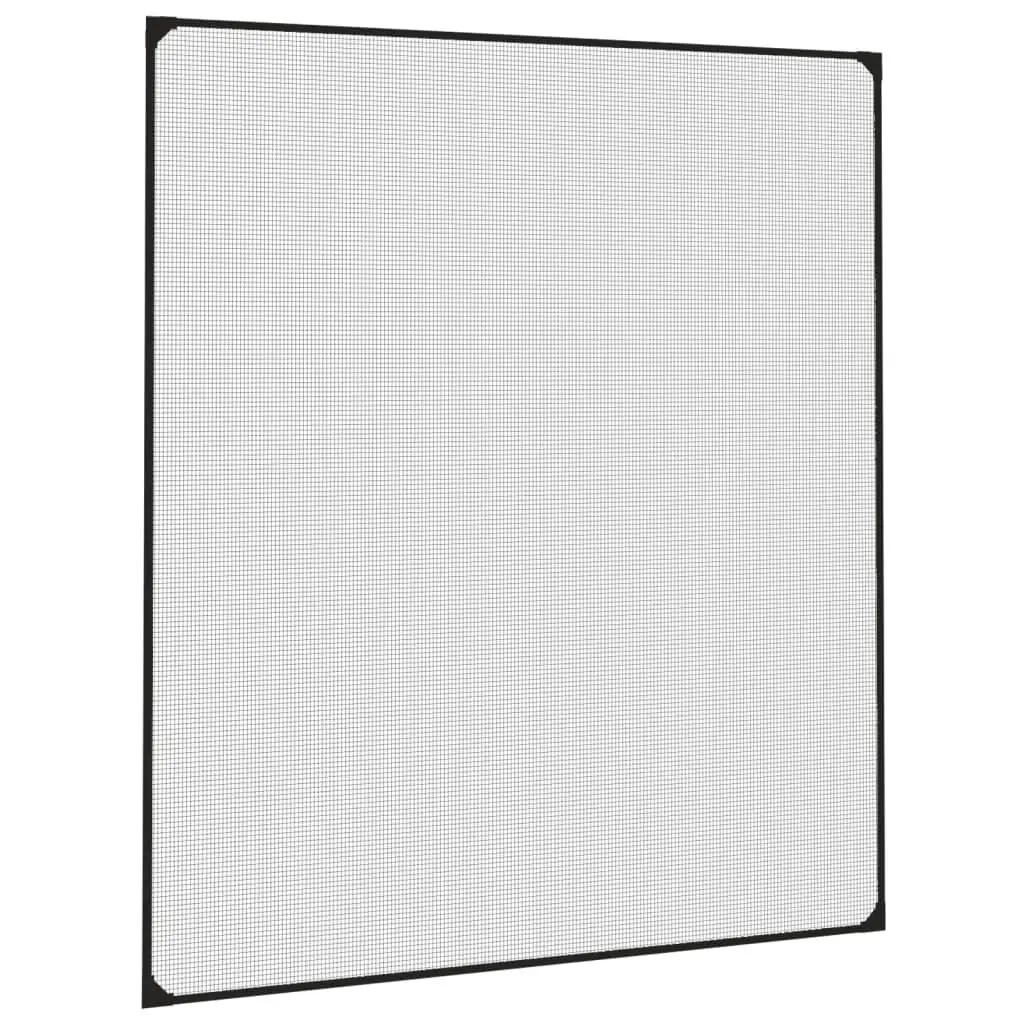 Magnetic Insect Screen Fibreglass Mesh Anthracite 120x140cm