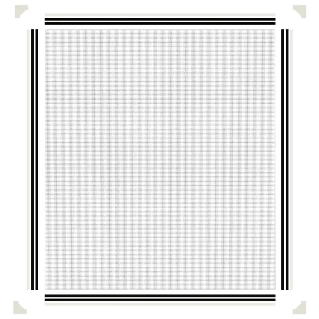 Magnetic Insect Screen White 130x150 cm Fly Mesh Protection