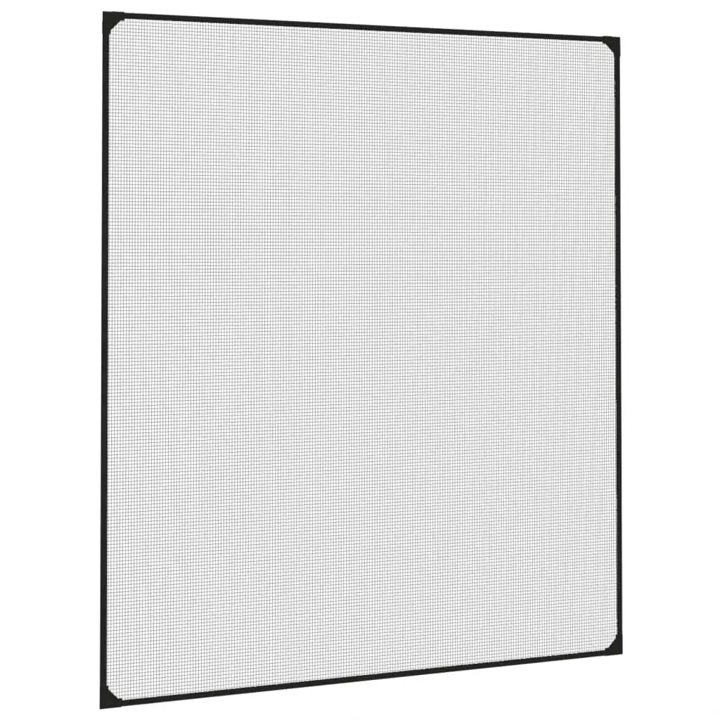 Magnetic Insect Screen Fibreglass Mesh Anthracite 130x150 cm