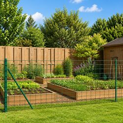 Your 1x25m Green Wire Mesh Fence Solution for Outdoor Spaces