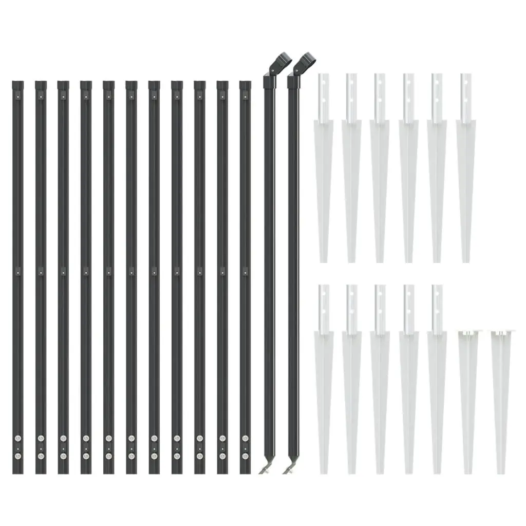 Wire Mesh Fence Panel Anthracite 1x25m