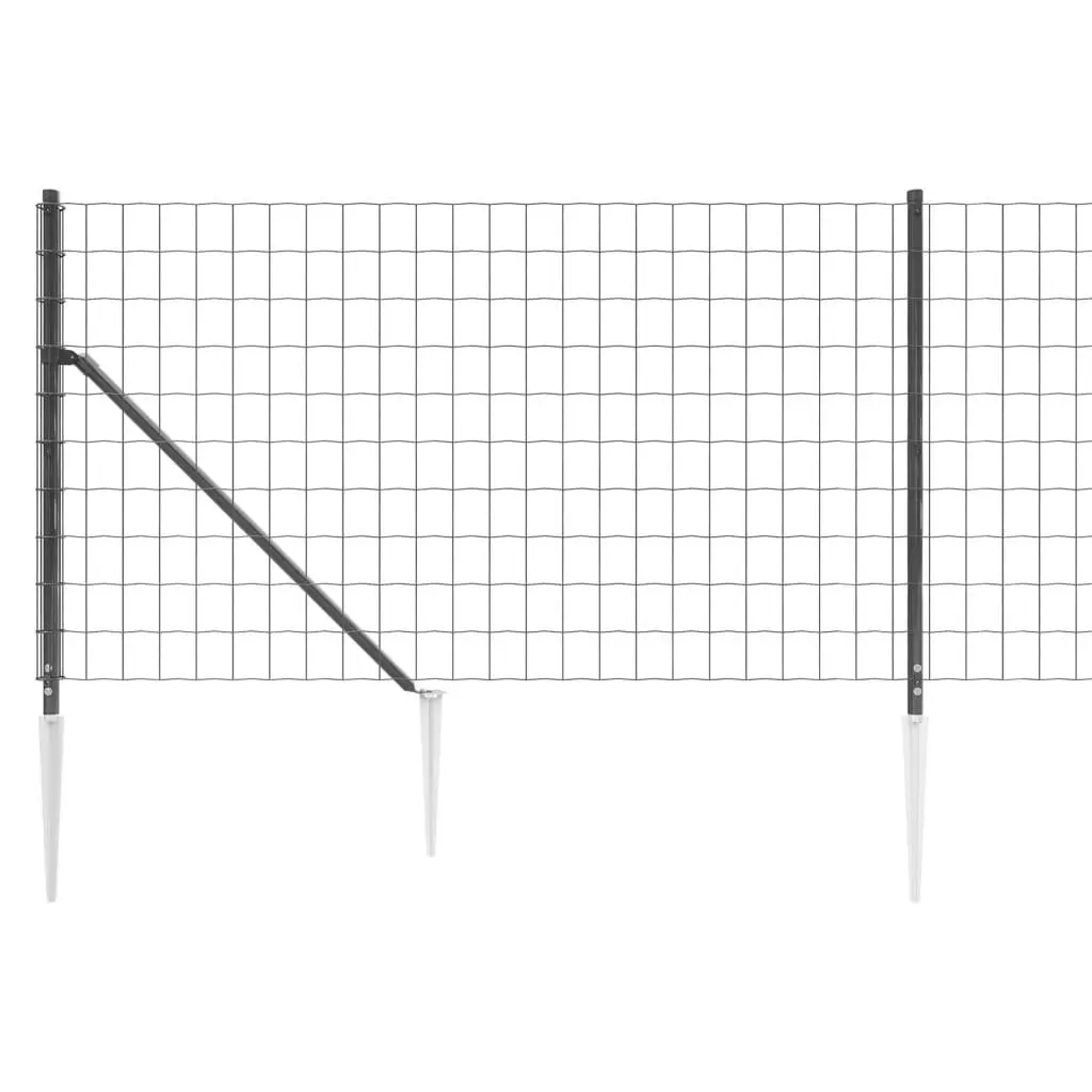 Wire Mesh Fence Panel Anthracite 1x25m
