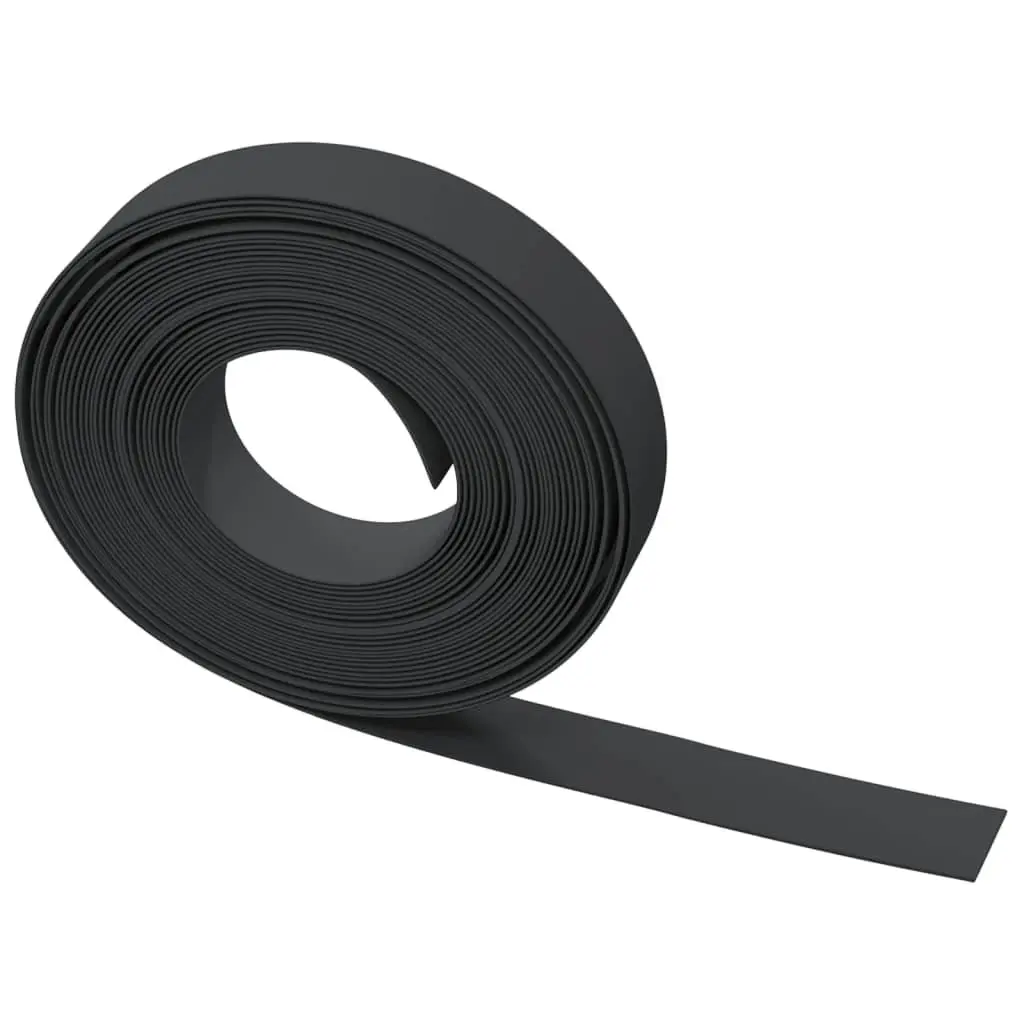 Garden Edging Flexible Black 10m Lawn Edge Border for Flower Bed Path Landscaping