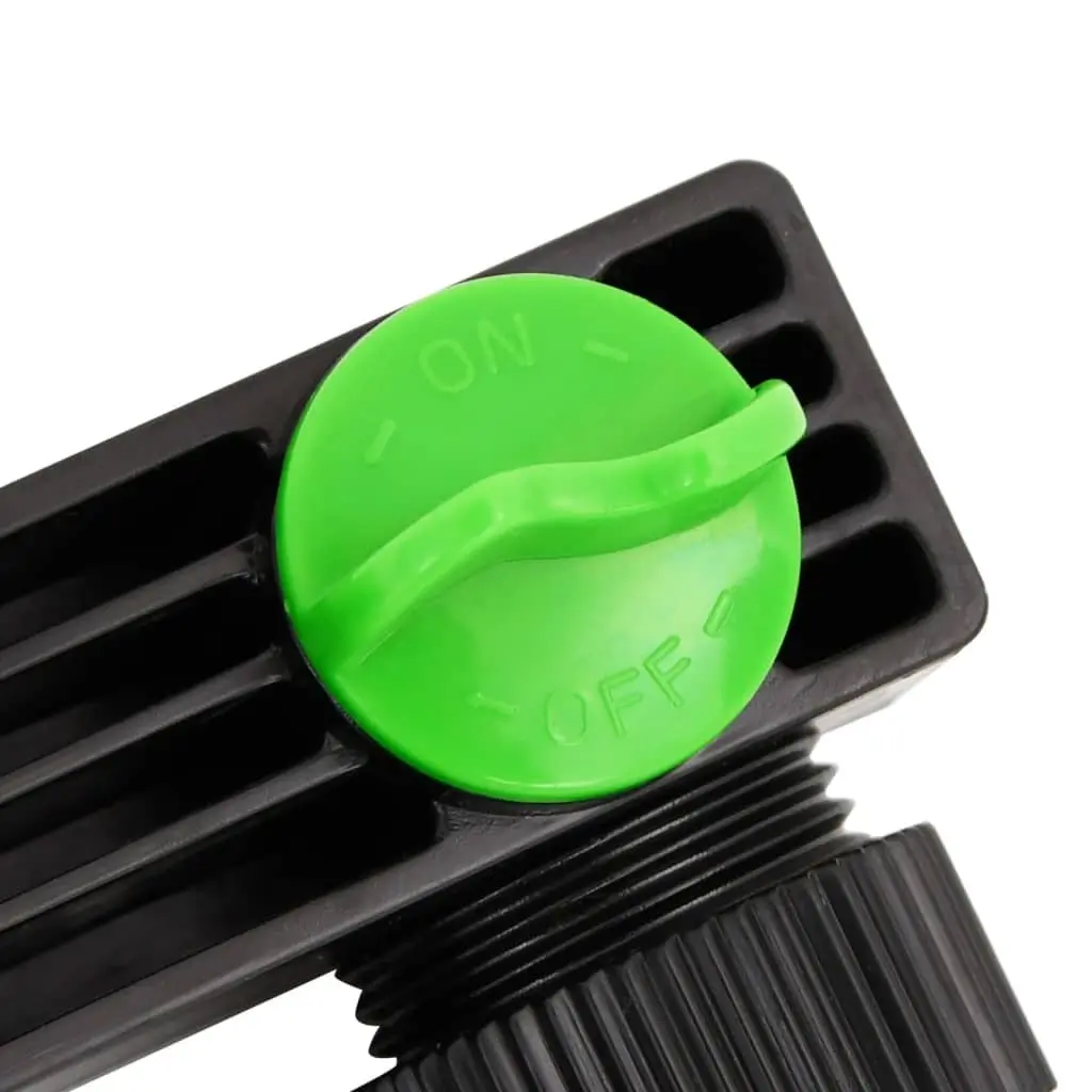 4-Way Tap Adaptor Garden Hose Splitter Water Irrigation Connector Green