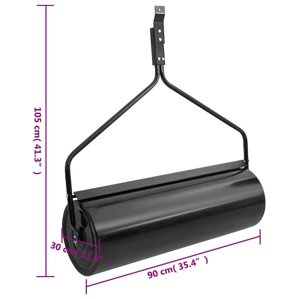Garden Lawn Roller Iron Frame 63L Capacity Aerator Tool