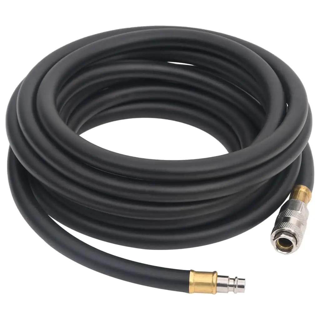 Hybrid Air Hose Flexible 2M 3/8" BSPT Quick Coupler Black