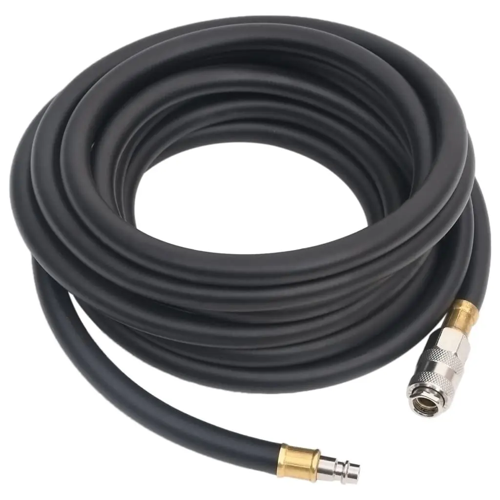 Hybrid Air Hose 5m Flexible Durable 3/8" BSPT Quick Coupler