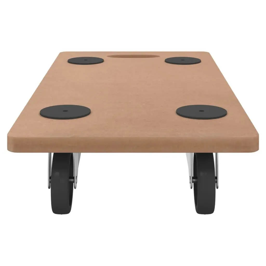 Dolly Trolleys 6 Pack Rectangular Moving Platform Anti-Slip Castors