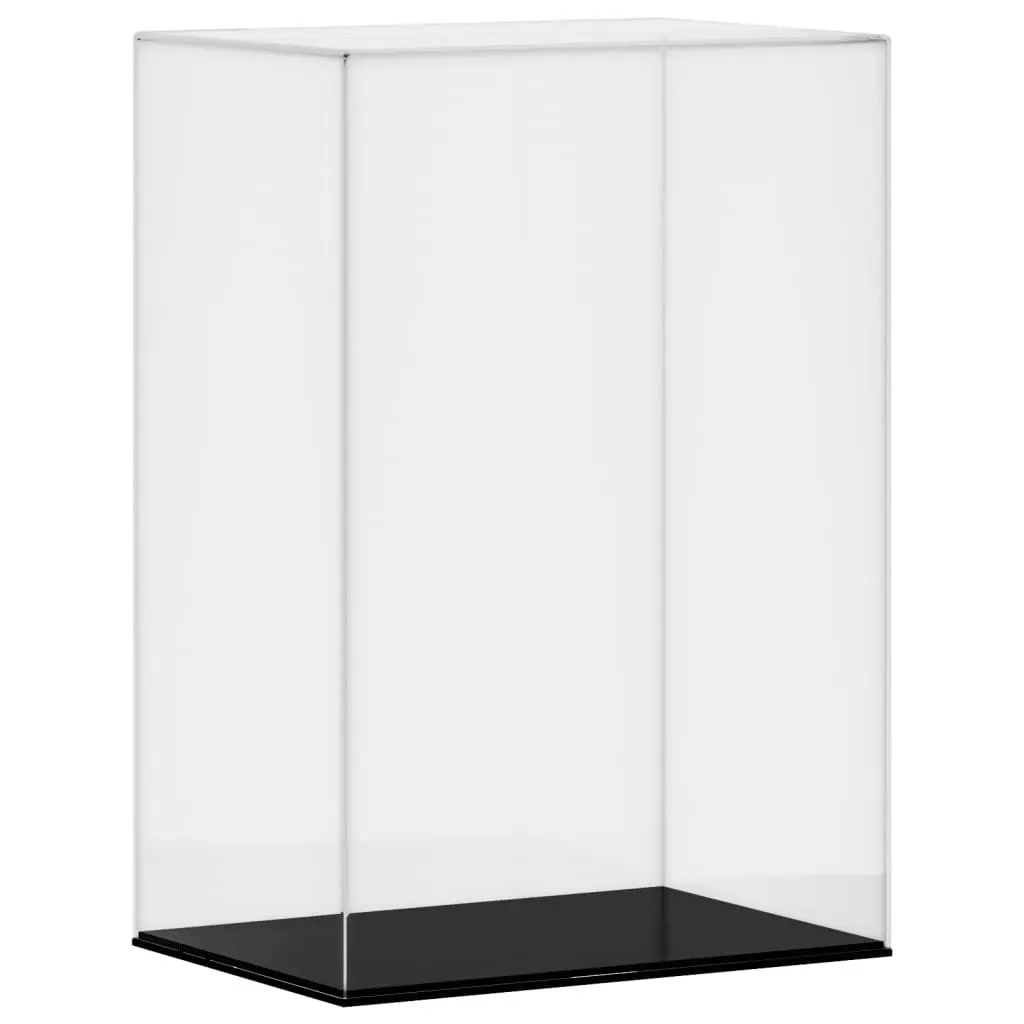 Acrylic Display Box Transparent Dustproof 17 x 12 x 25 cm Showcase Case for Collectibles Toys Models