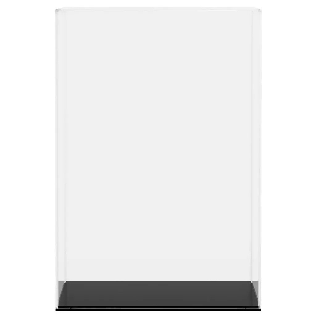 Acrylic Display Box Transparent Dustproof 17 x 12 x 25 cm Showcase Case for Collectibles Toys Models