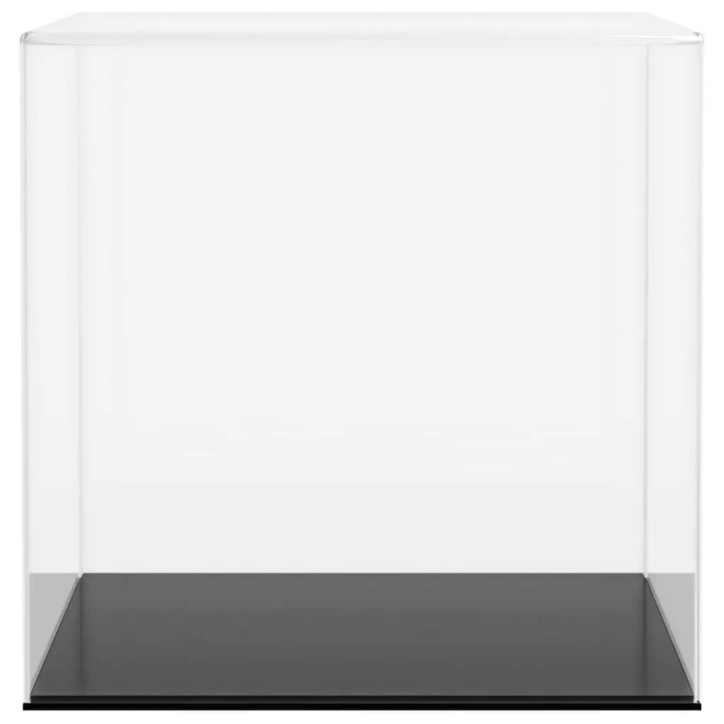 Acrylic Display Box 30x30x30 cm Transparent Dustproof Case for Collectibles
