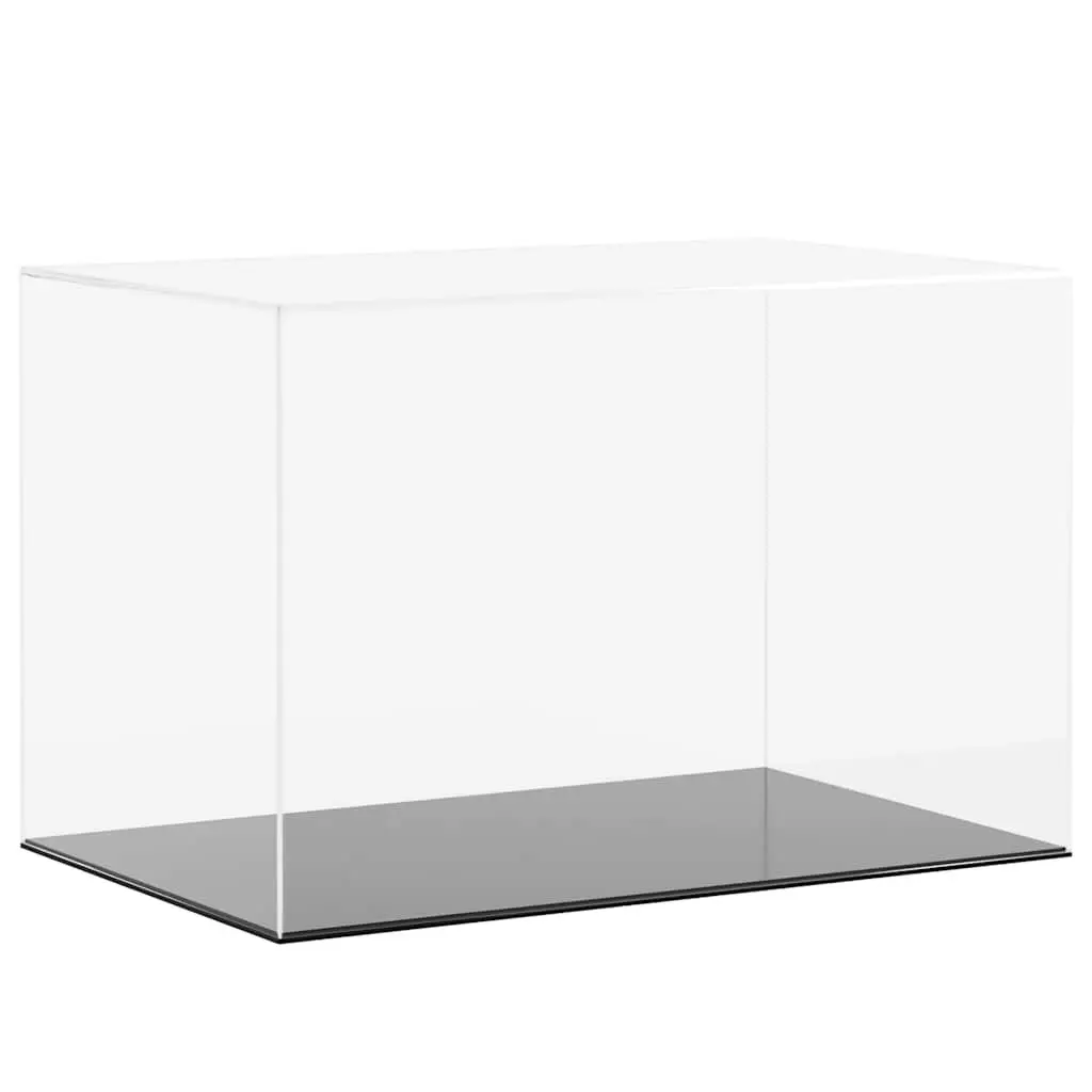 Acrylic Display Box Transparent 56x36x37cm Dustproof Collectibles Showcase Case