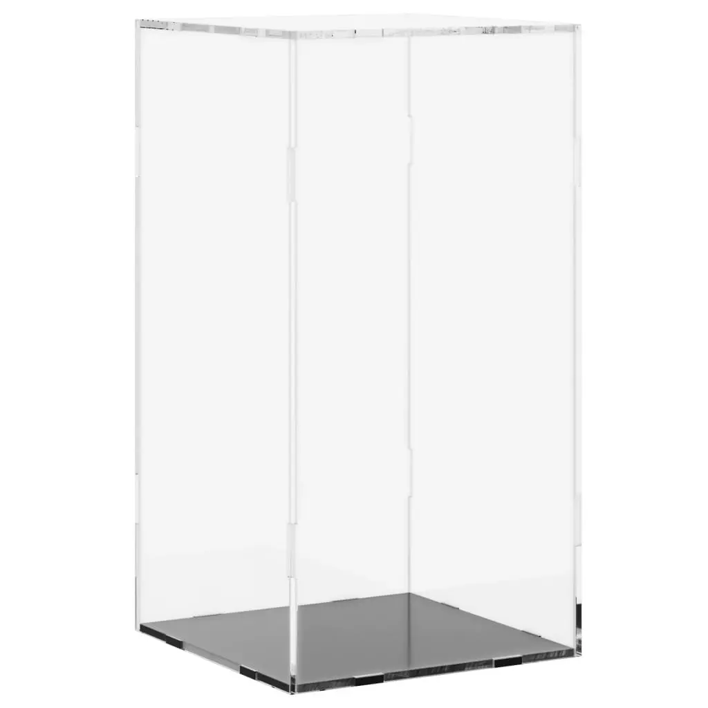 Transparent Dustproof Acrylic Showcase Display Box 20x20x38cm