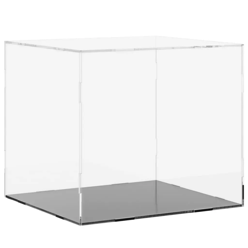 Acrylic Display Box Transparent Dustproof 40x36x35cm Collectibles Showcase Case