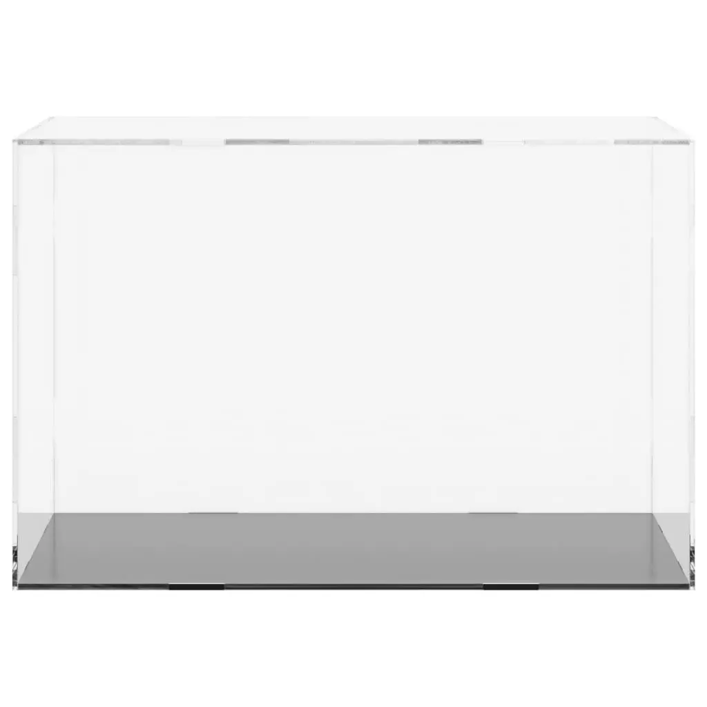 Acrylic Display Box Transparent Dustproof 56x36x37cm Collectibles Showcase Case