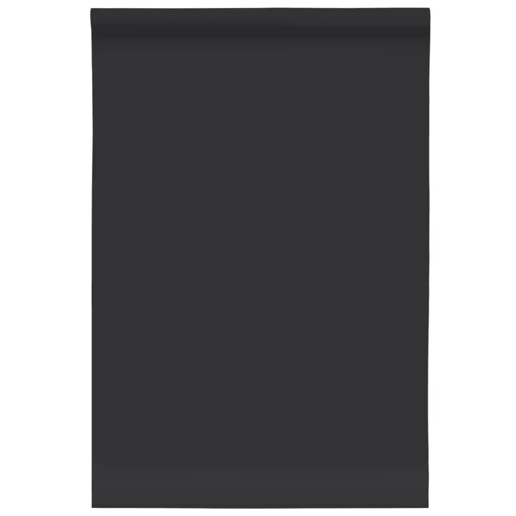 Self-Adhesive Matte Black Furniture Sticker Vinyl Wrap 90x500cm