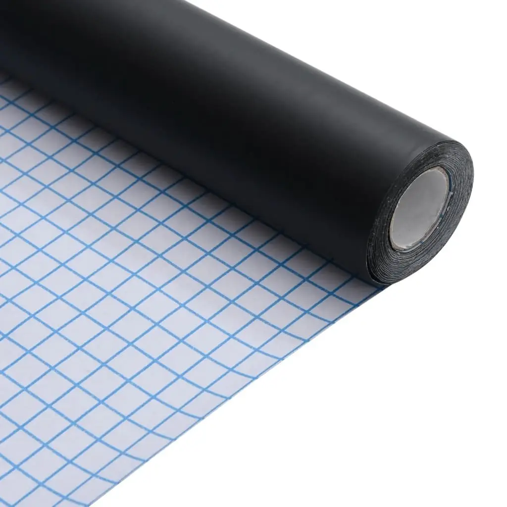 Self-Adhesive Matte Black Furniture Sticker Vinyl Wrap 90x500cm