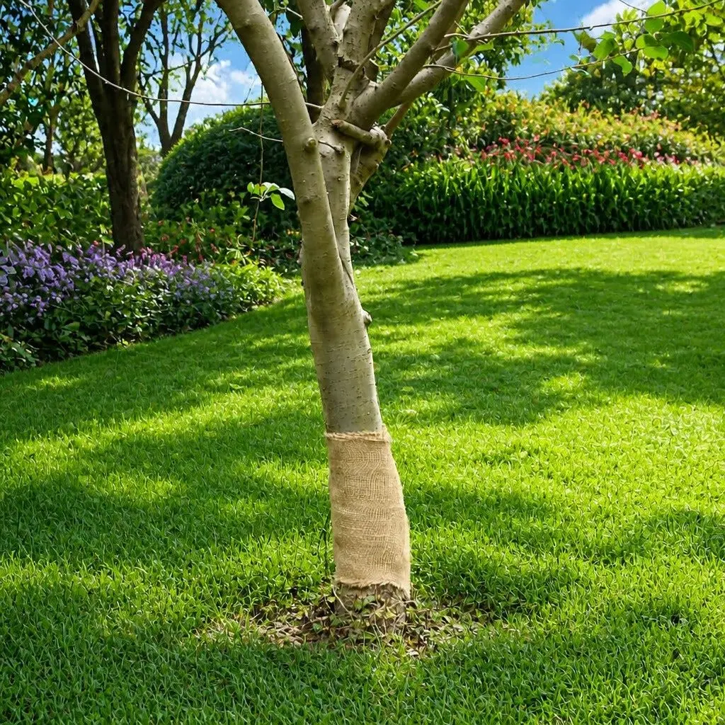 Natural Jute Roll Ecological 0.25m x 50m Burlap Hessian Craft Decor