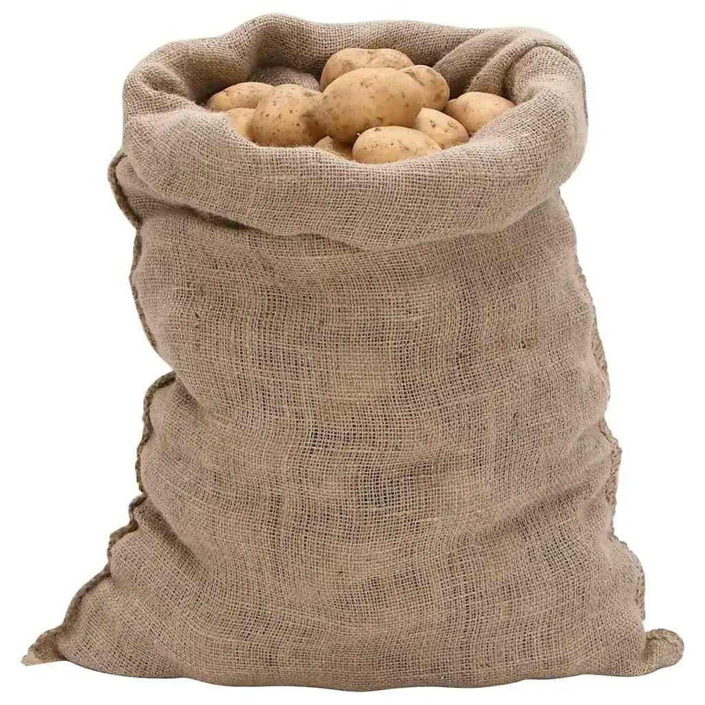 Jute Sacks 30 Pieces 60x105 cm Natural Burlap Storage Bags Multipurpose Garden