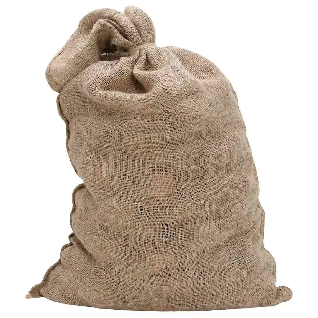 Jute Sacks 30 Pieces 60x105 cm Natural Burlap Storage Bags Multipurpose Garden