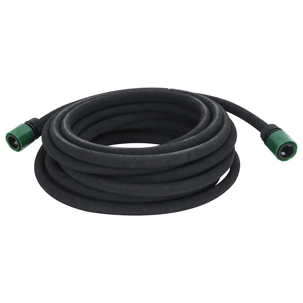 Garden Soaker Hose 10m Black Drip Irrigation Watering Flexible Hose Coil