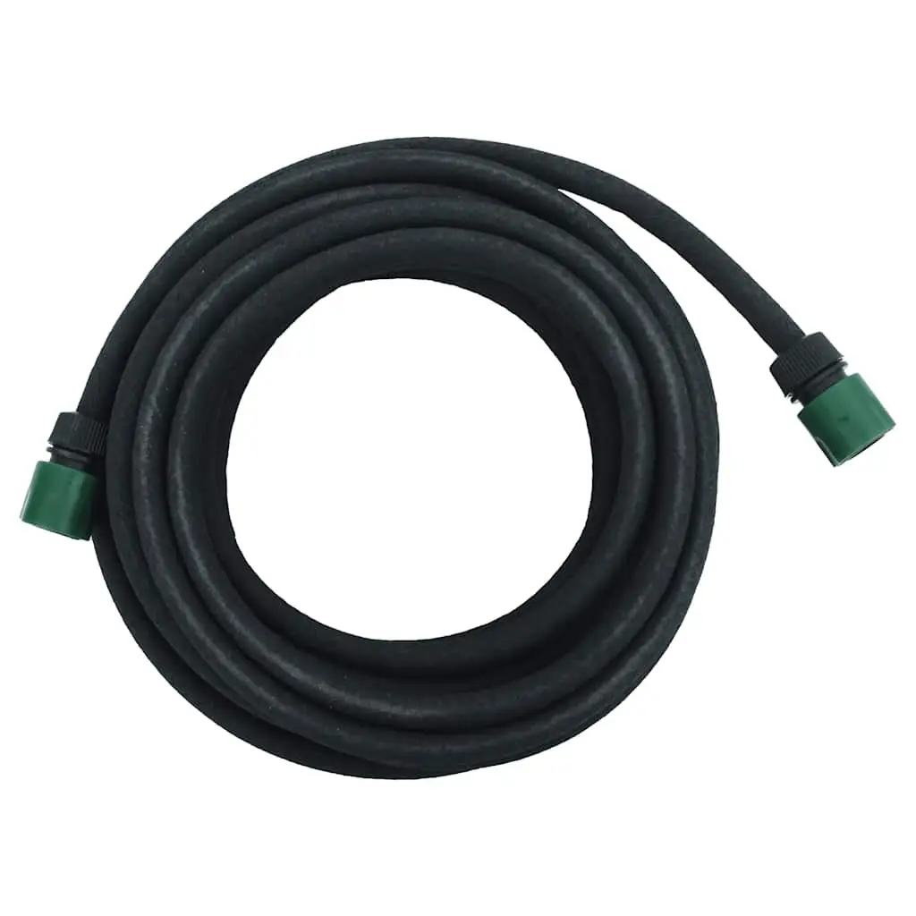 Garden Soaker Hose 10m Black Drip Irrigation Watering Flexible Hose Coil