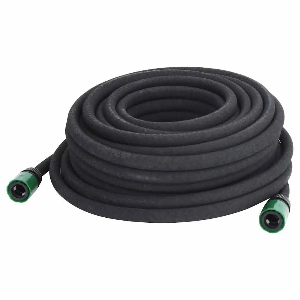 Garden Soaker Hose Flexible 25m Black Drip Irrigation Watering Hose for Plants