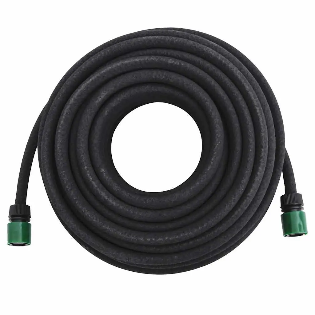 Garden Soaker Hose Flexible 25m Black Drip Irrigation Watering Hose for Plants