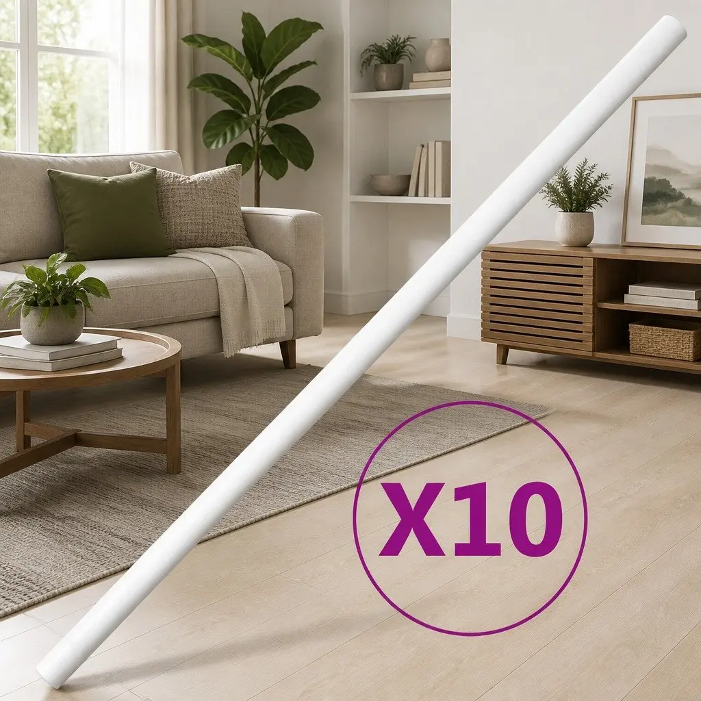 Cable Trunking White PVC 25mm 10m Wire Cover