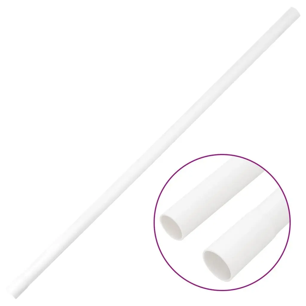 Cable Trunking White PVC 25mm 10m Wire Cover