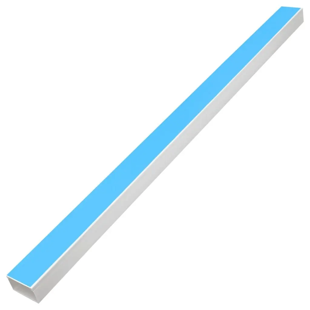 Cable Trunking Self-Adhesive 60x40mm White PVC 30m