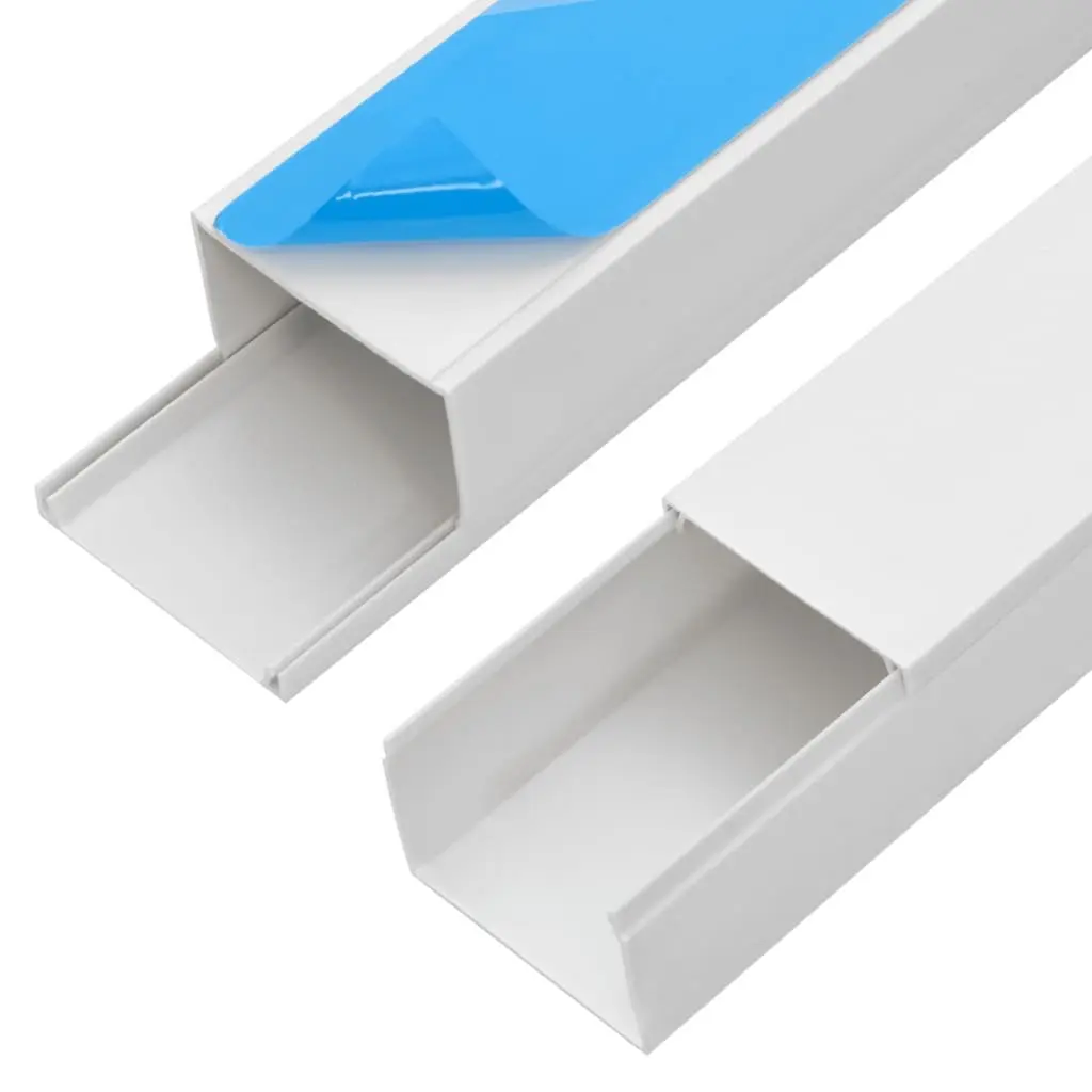 Cable Trunking Self-Adhesive 60x40mm White PVC 30m