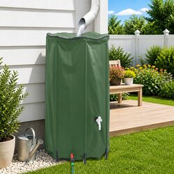 Water Tank with Tap Foldable 380L Garden Rainwater Storage Container Collapsible