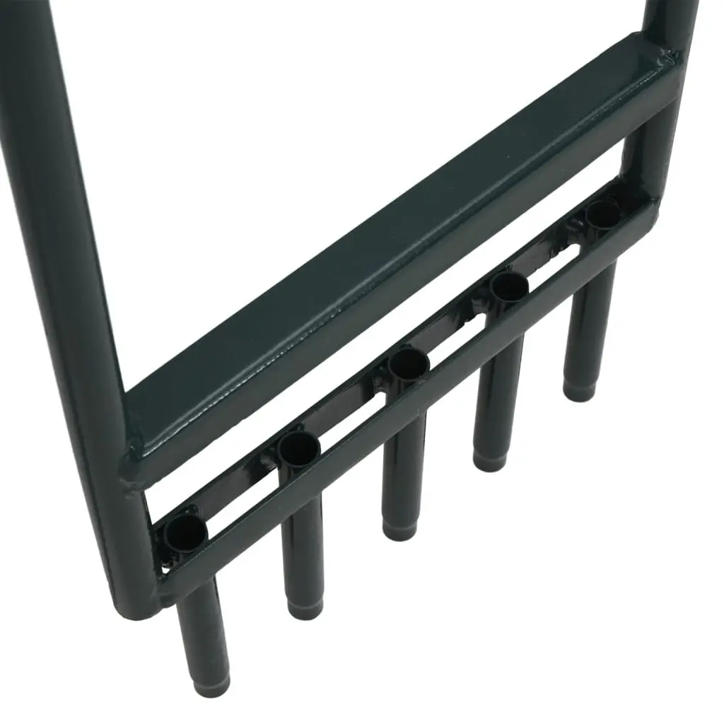Lawn Aerator Manual Steel Garden Tool 5 Hollow Tines
