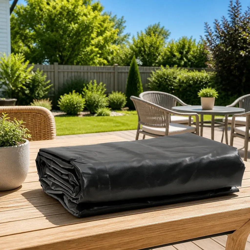 3x3m Heavy-Duty Tarpaulin in Anthracite