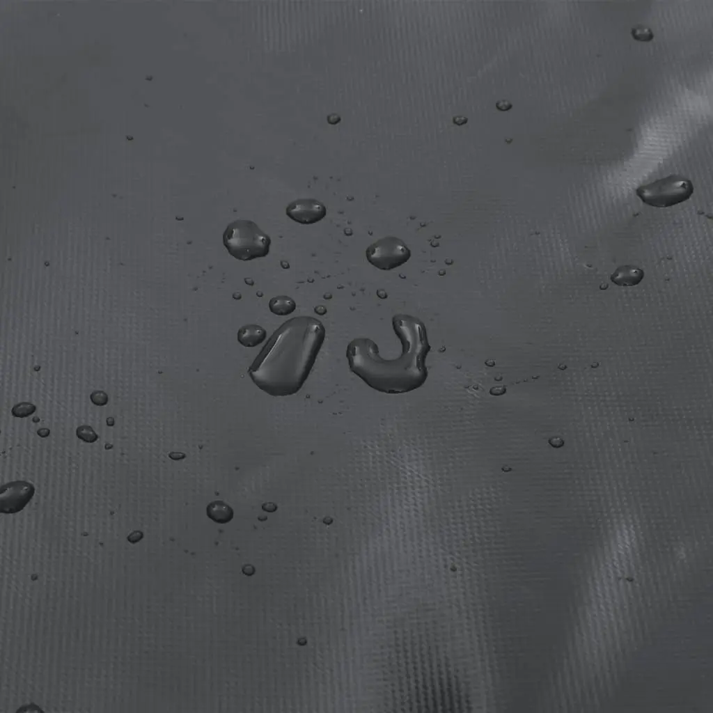 Heavy Duty Tarpaulin Water Resistant Anthracite 3x5m