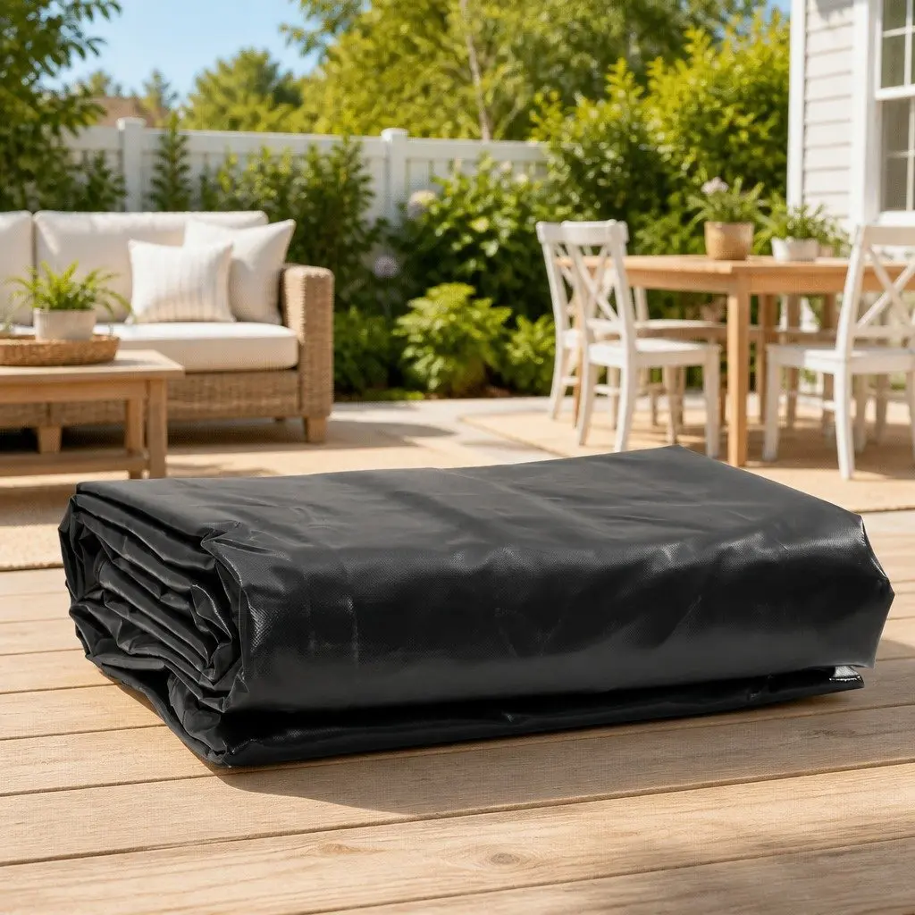 Heavy Duty Tarpaulin Sheet 2.5x3.5m Garden Furniture Cover Waterproof Weather