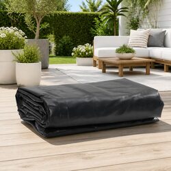 Heavy Duty Tarpaulin Anthracite 6x8 m Waterproof UV Resistant Garden Cover