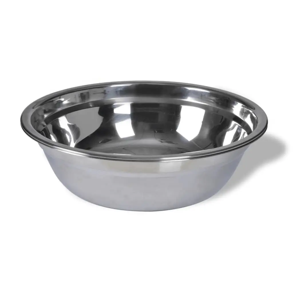 Adjustable Double Diner Pet Feeding Stand with 2 Stainless Steel Bowls 4.1L