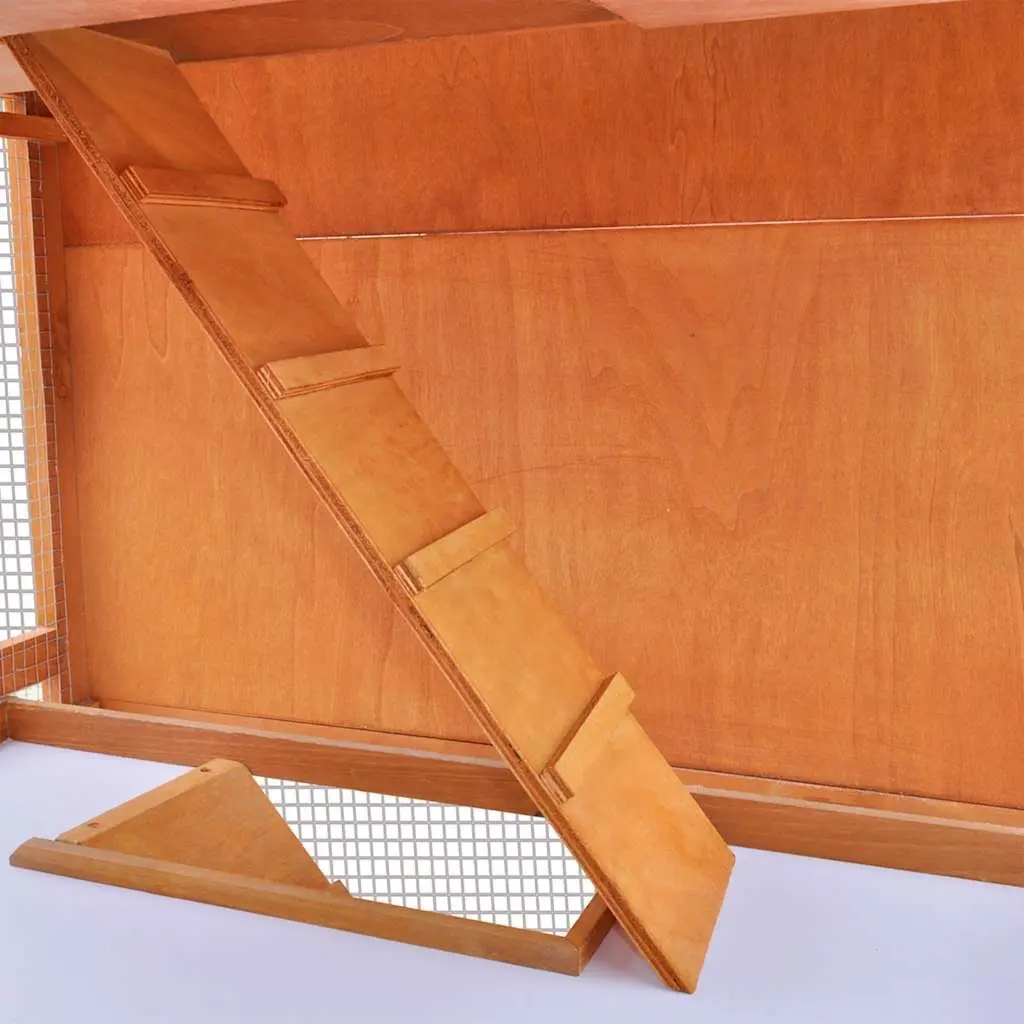 Rabbit Hutch 3 Layer Wooden Cage Outdoor Enclosure for Small Animals
