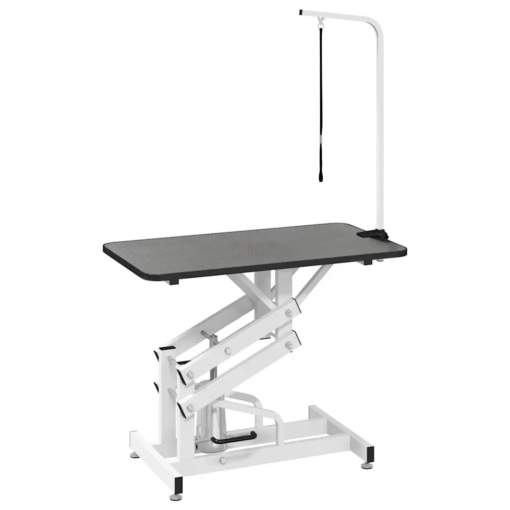 Hydraulic Pet Grooming Table Adjustable Height Non-slip Surface Portable Mobile